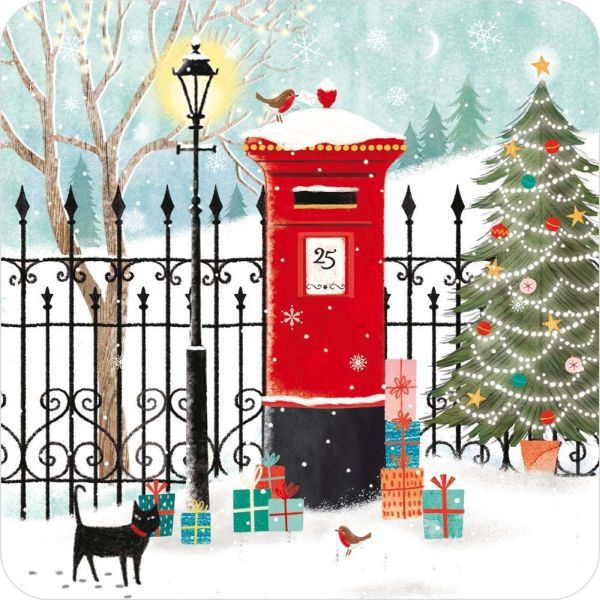 Luxury Charity Christmas Cards - Christmas Village - Pack of 10